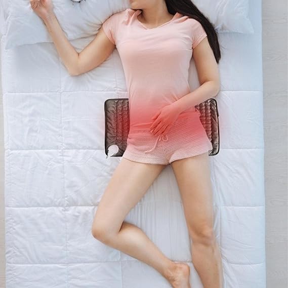 Electric Heating Pad | Multifunctional Electric Blanket with Timer for Shoulder, Neck, Back, Spine, and Leg Pain Relief