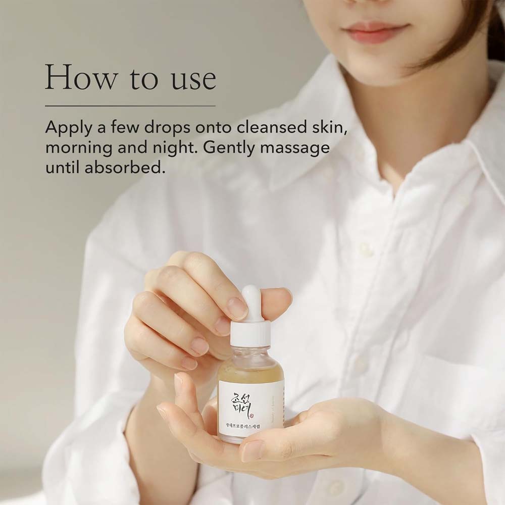 30ml Glow Serum with Propolis & Niacinamide - Hydrating Facial Serum for Soothing Moisture & Radiant Skin