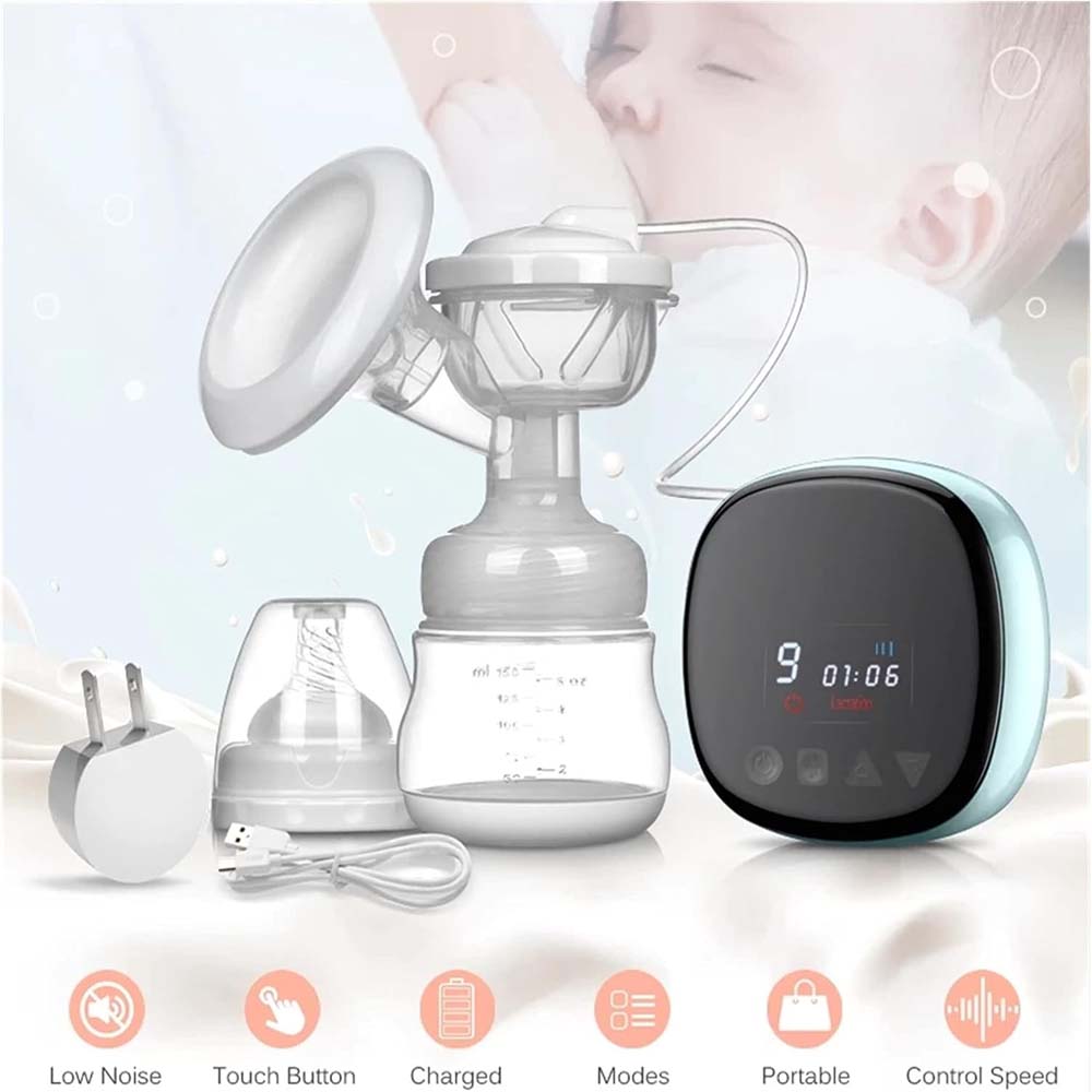 Electric Breast Pump - Portable, Rechargeable, Hands-Free Design for Travel & Home Use, Comfortable & Discreet (Multi-Colour)