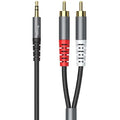 ET-AUX81 3.5mm Audio Cable Y Splitter. Premium stereo headphone jack adapter for smartphones, tablets, HDTV, and speakers.