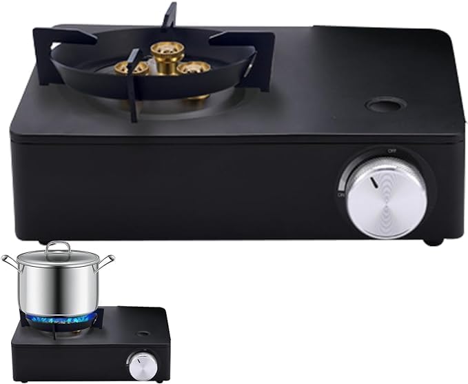 Mini Stove Camping – 3500W Portable Small Stove with Safety Features