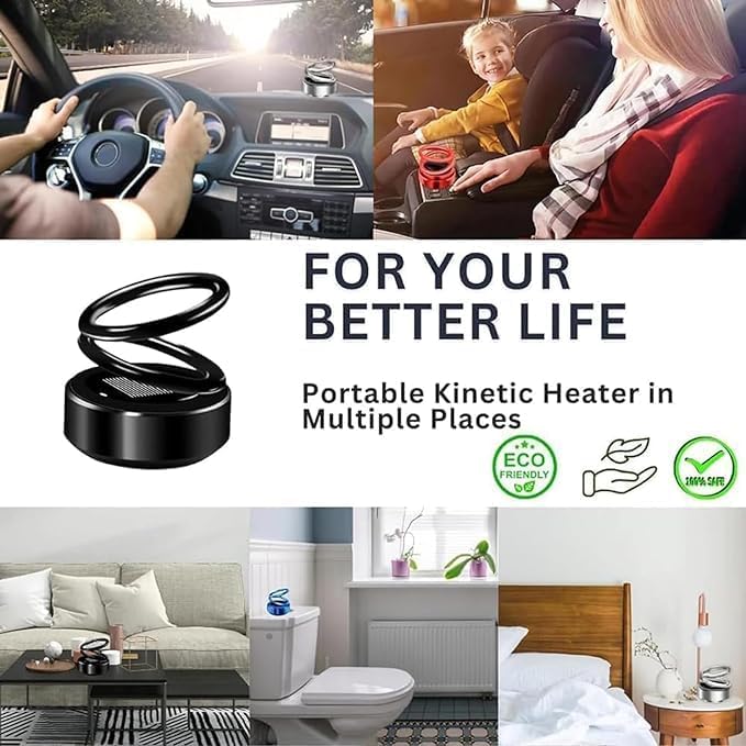 New Portable Kinetic Molecular Heater | Miniature, Efficient Heating Solution for Vehicles and Small Spaces | Stay Warm Anywhere