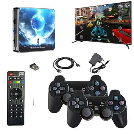 W8 PRO Android TV Game Dual System | 30,000 Games | Android 14.0 TV Box