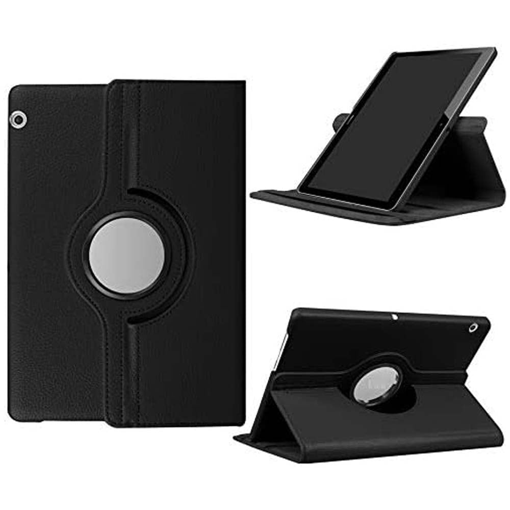360° Rotating Case Compitable for Huawei MatePad 10.1 T6/X6 - Premium Leather Smart Cover (Multi-Color Options)