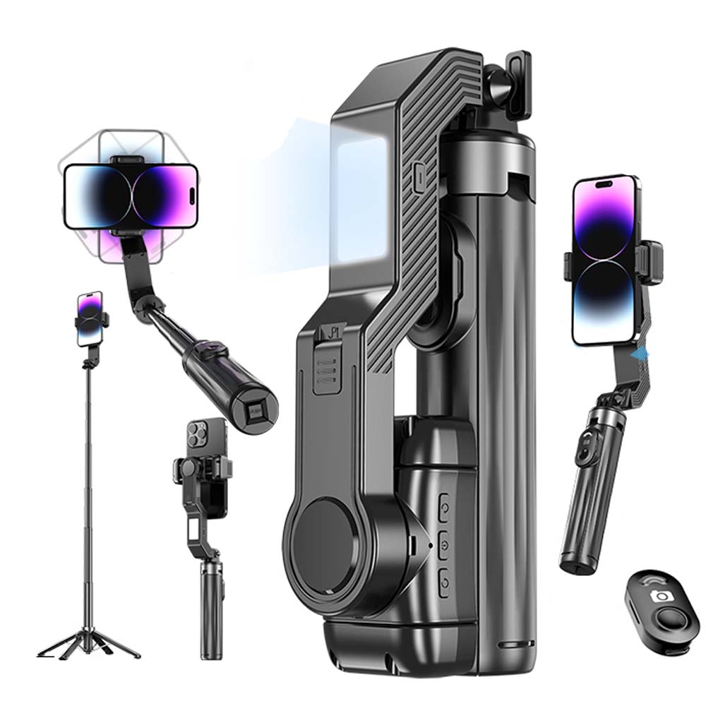 Q31 Handheld Gimbal Stabilizer -  Smartphone Stabilizer with Face Tracking, Wireless Remote & Tripod Stand