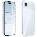 Crystal Clear Case for iPhone 17 Air 6.5" (2025) - Anti-Yellowing Hard Back, Slim Shockproof Bumper, Wireless Charging Compatible