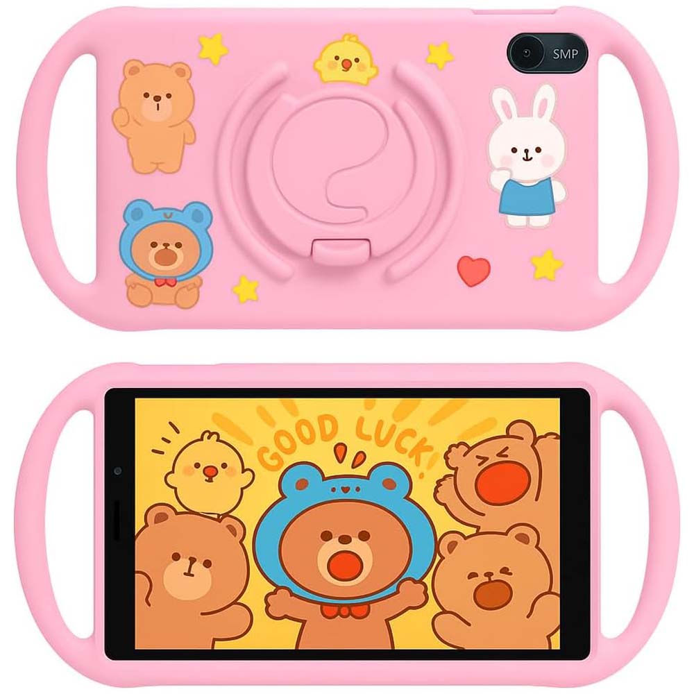 TAB 8 Kids Tablet 8-Inch HD IPS Display, Android 15, 6GB RAM, 128GB Storage, 5000mAh Battery, Dual Camera, SIM Support with Shockproof Case