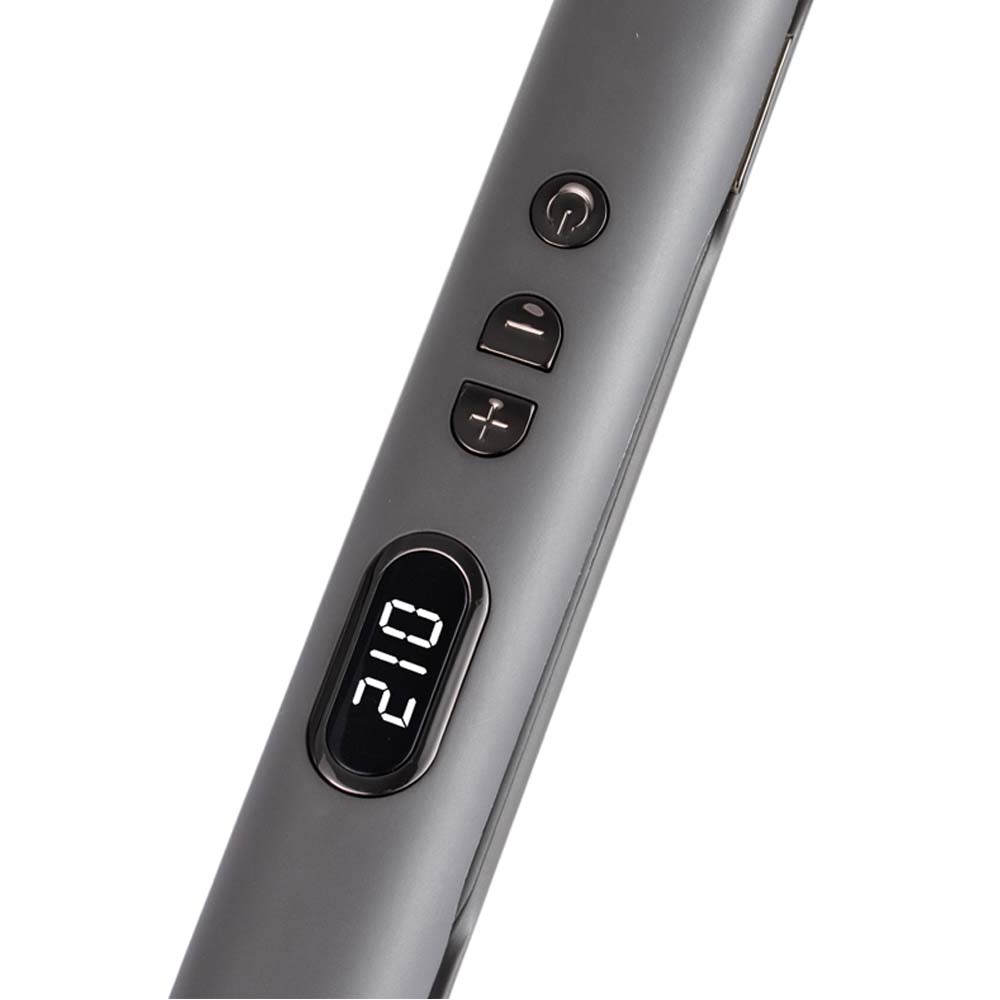 R.4483 Straightening Hair Dryer. Professional electric hair straightener with digital temperature control and 50W power for smooth styling.