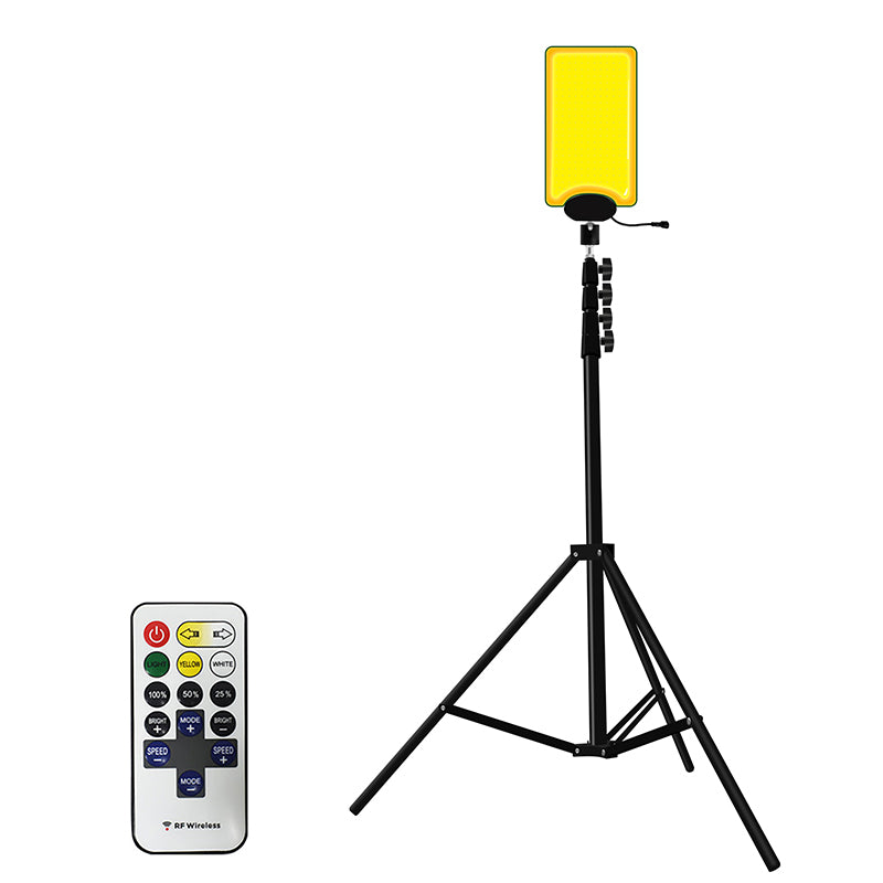 Portable Outdoor Dual Color Lighting | DC 12V Telescopic Tripod COB LED Camping Lights
