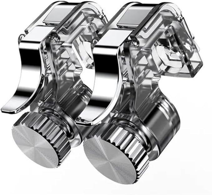 Metal Smartphone Mobile Gaming Trigger for PUBG – Gamepad Fire Button Aim Key L1 R1 Shooter Controller