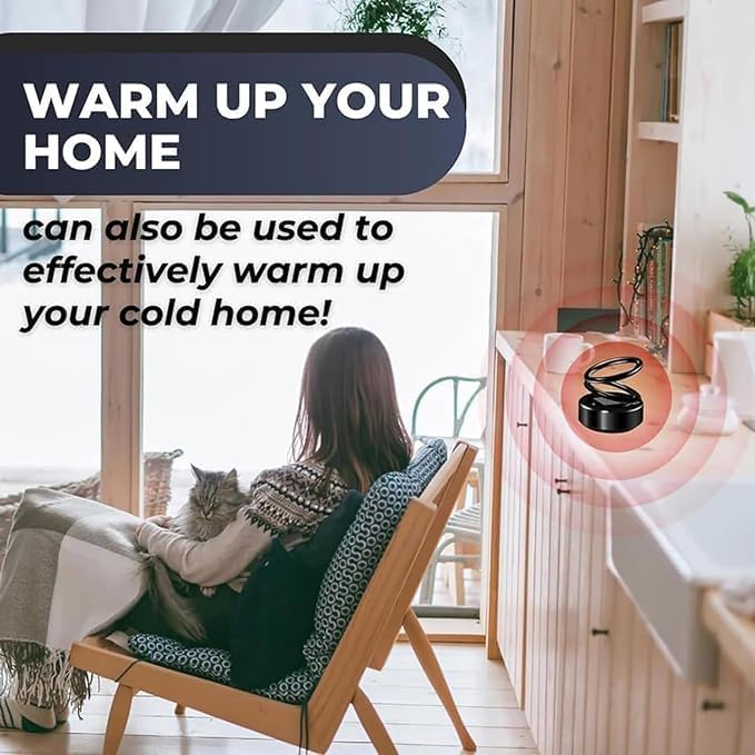 New Portable Kinetic Molecular Heater | Miniature, Efficient Heating Solution for Vehicles and Small Spaces | Stay Warm Anywhere