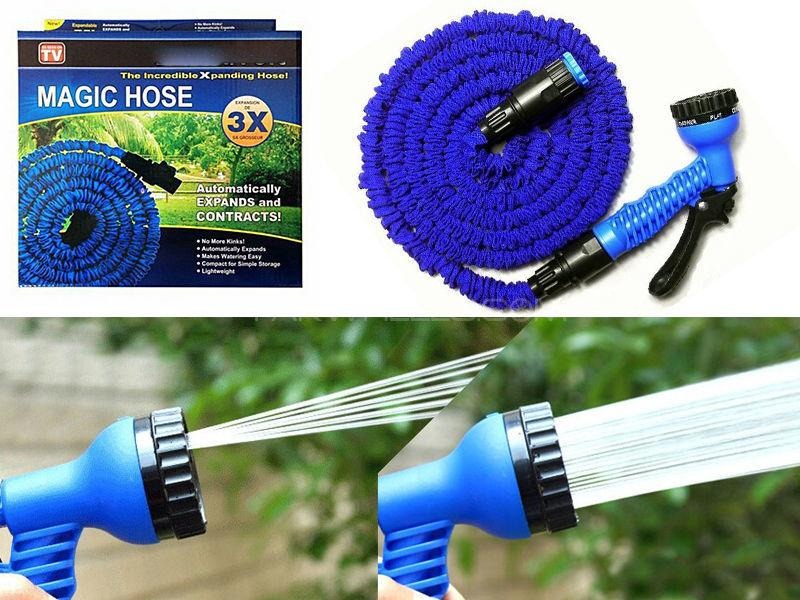 100Ft/30M Magic Hose Pipe | Expandable Garden Hose with Spray Gun | Flexible Water Hose for Car Washing, Pool Filling, and Plant Watering