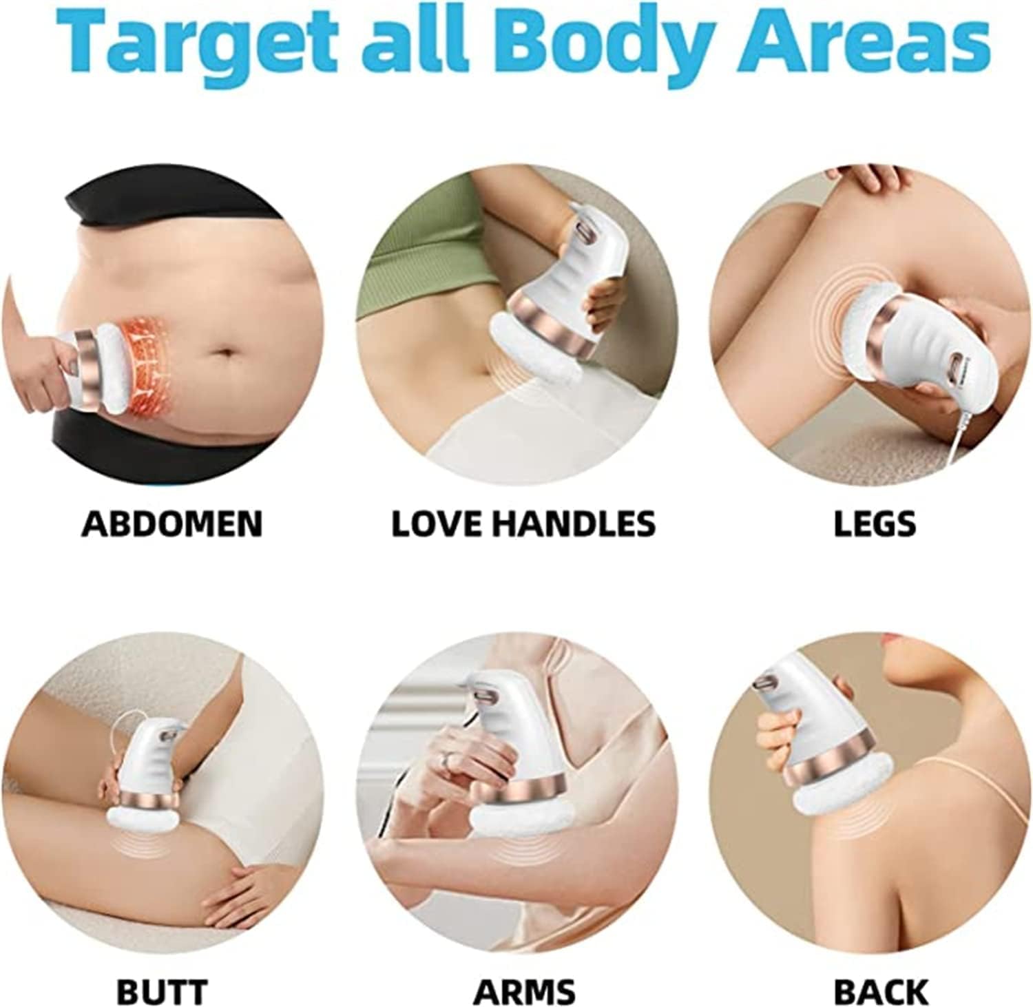 Body Sculpting Machine | Handheld Electric Deep Tissue Massager for Skin Tightening & Cellulite Reduction | Beauty Sculpt Fitness Device for Home & Office | Slimming Massager for Belly, Legs, Arms, and More
