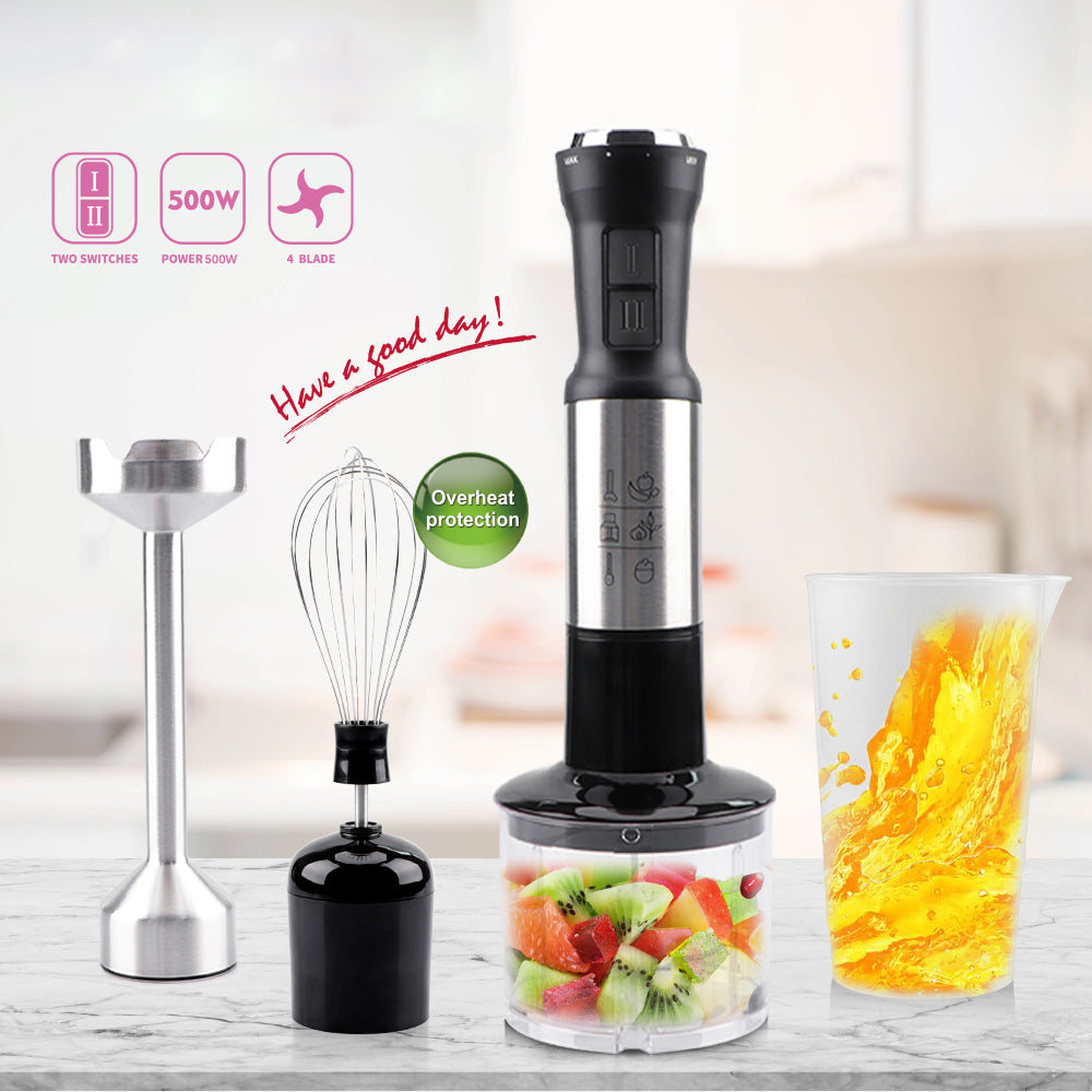 5-in-1 High Speed Blender Set - Juicer, Mixer, Grinder with Egg Breaker & Multipurpose Blades