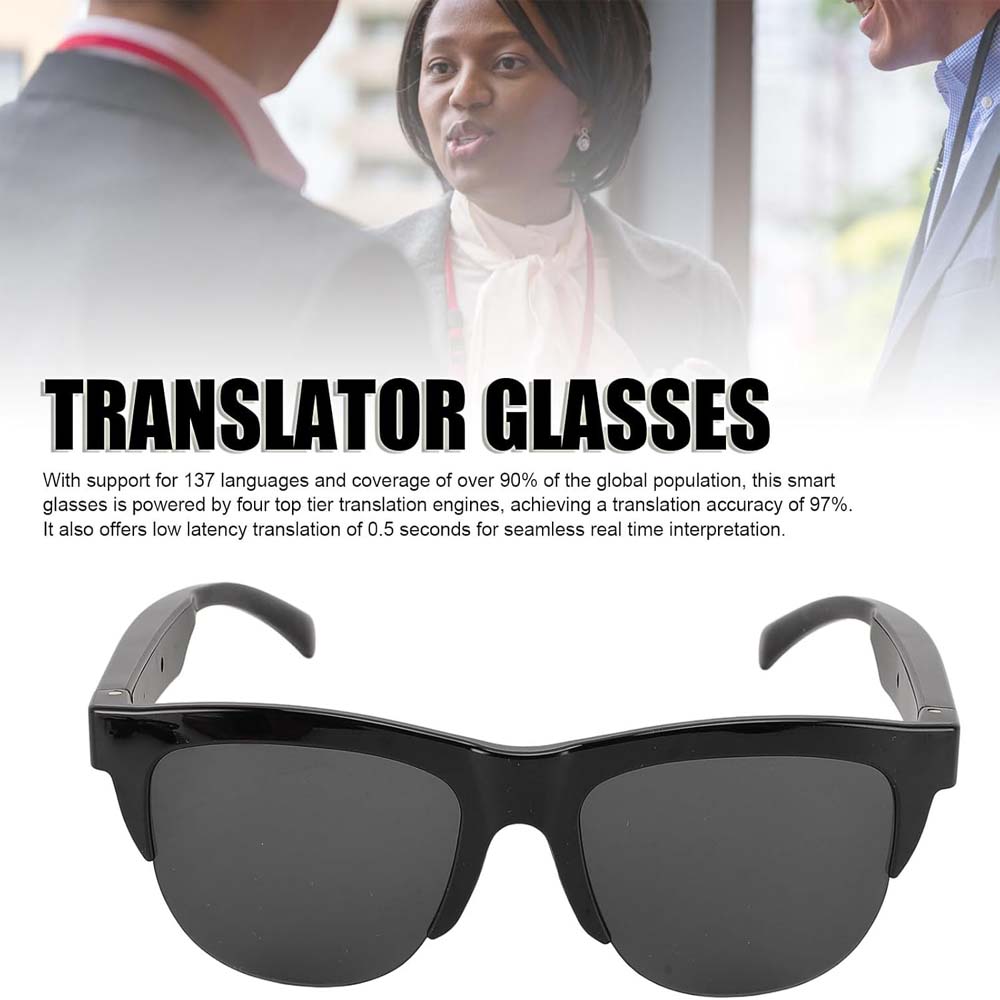 F06 Smart Glasses - Bluetooth 5.4 Audio Sunglasses w/ Speaker, Blue Light Filter, Voice Control & IP54 Waterproof for Music/Calls