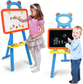 Kids' Art Station – 3-in-1 Adjustable Easel with Dry Erase, Magnetic Board, and Chalkboard Features