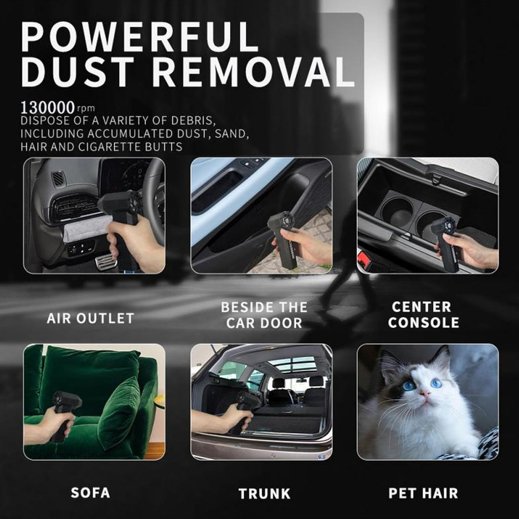 Powerful LED Electric Blower – Jet Dry Cleaner for Keyboards & Electronics