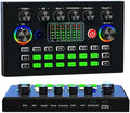 F009 Professional Live Sound Card – Wireless Bluetooth Audio Mixing Sound Mixer | Radio Console Amplifier for PC, Laptop, and Phone | Ultimate Tool for Broadcasting, Recording, and Live Streaming