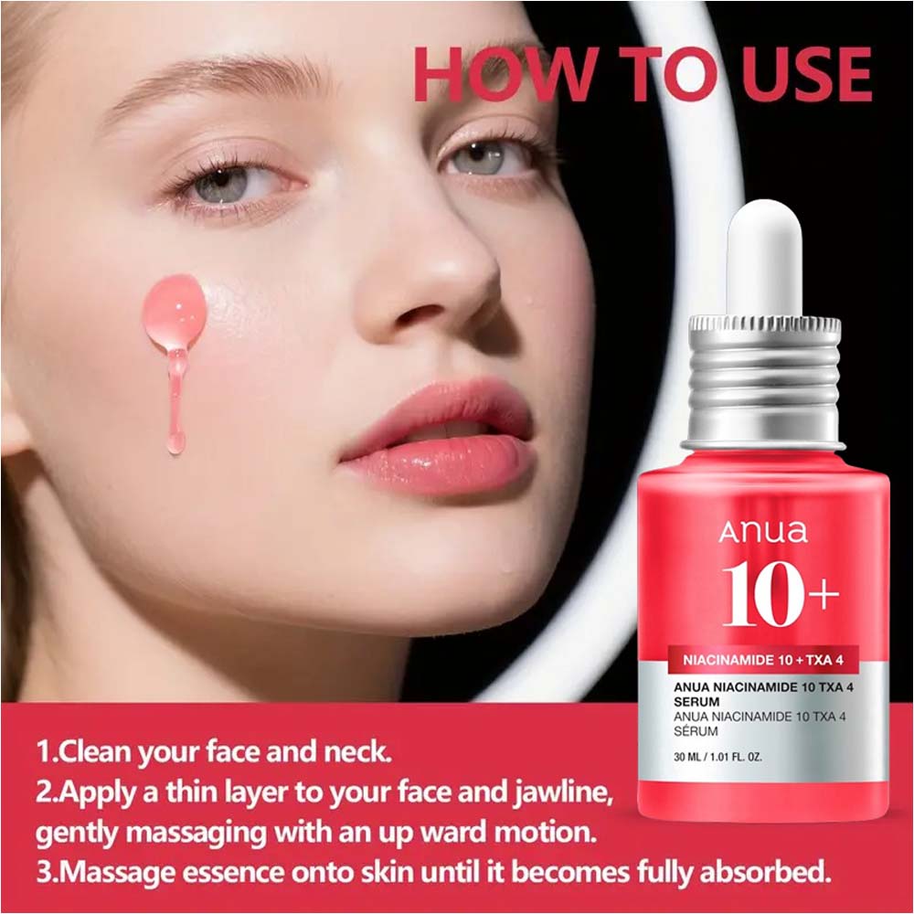 Anua Niacinamide 10% + TXA 4% Serum - 30ml Brightening, Pore Refining & Dark Spot Treatment for All Skin Types