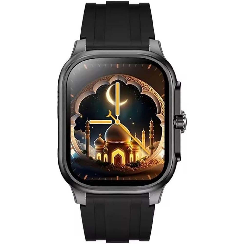 M77 Max Islamic Smartwatch. Full Quran Audio & Azan, 1.85" AMOLED Bluetooth Calling, Qibla Compass, Tasbih Counter, IP68 Waterproof.