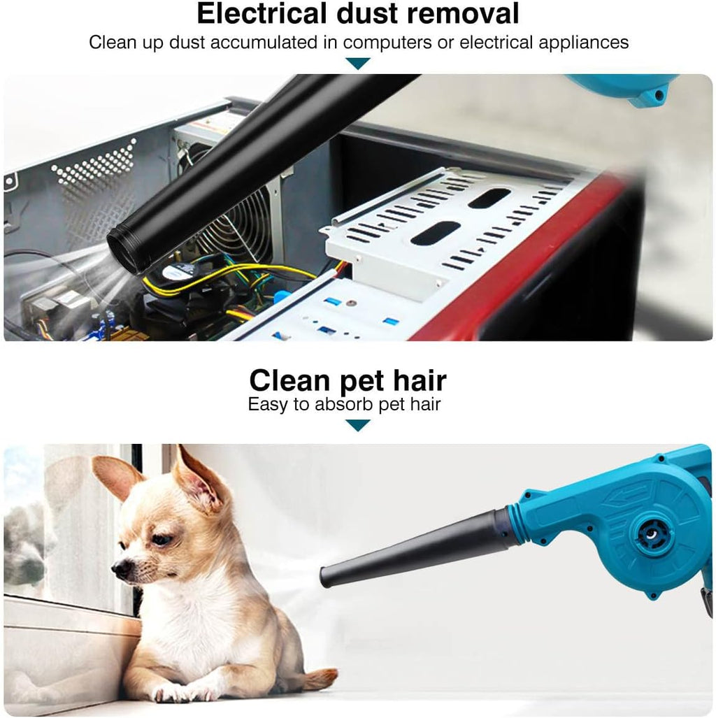 Cordless Leaf Blower | Blow & Suck 2-in-1 | 21V Mini Handheld Air Blower | Lightweight, Battery Powered | Small, Powerful Blower for Leaves & Debris