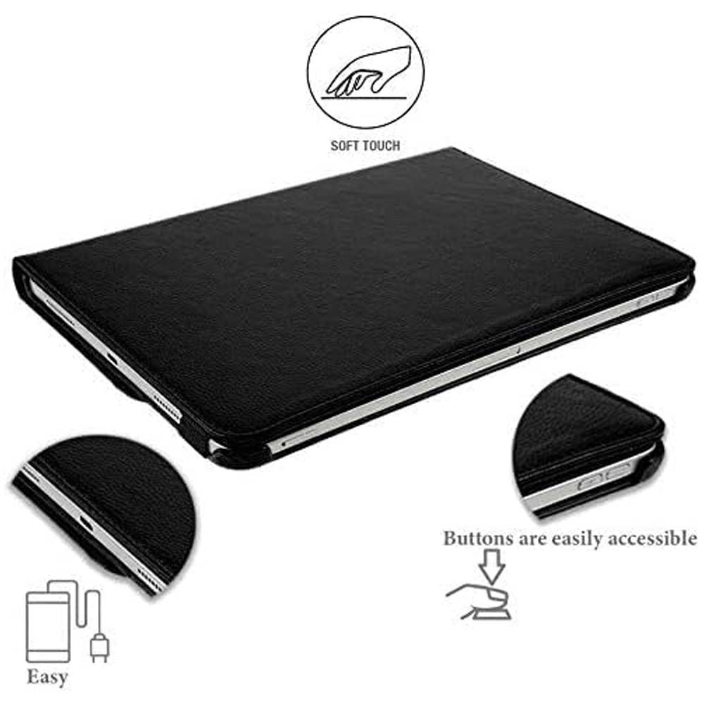 iPad Pro 13" M4 360° Rotating Case - Premium Leather Cover w/Auto Sleep/Wake & Multi-Angle Stand (2024) (Multi Colour)