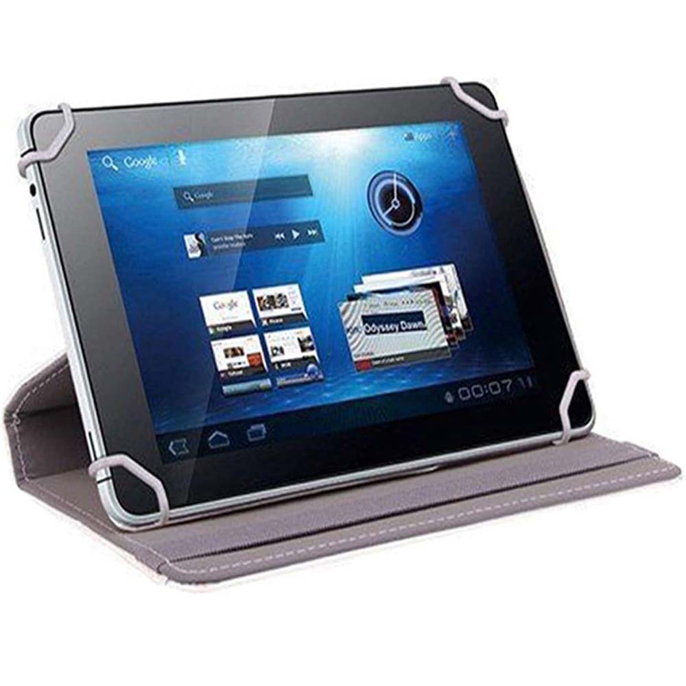 360° Rotating Case for Universal 8/9-inch. - Premium Leather Cover w/Auto Sleep/Wake & Multi-Angle Stand (Multi Colour)