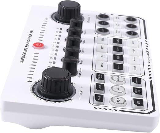 X50 Live Professional Recording Studio Sound Card – USB Sound Card & Live Broadcast Audio Mixer Interface | Perfect for Podcasts, Streaming, and Music Production | Studio-Quality Audio