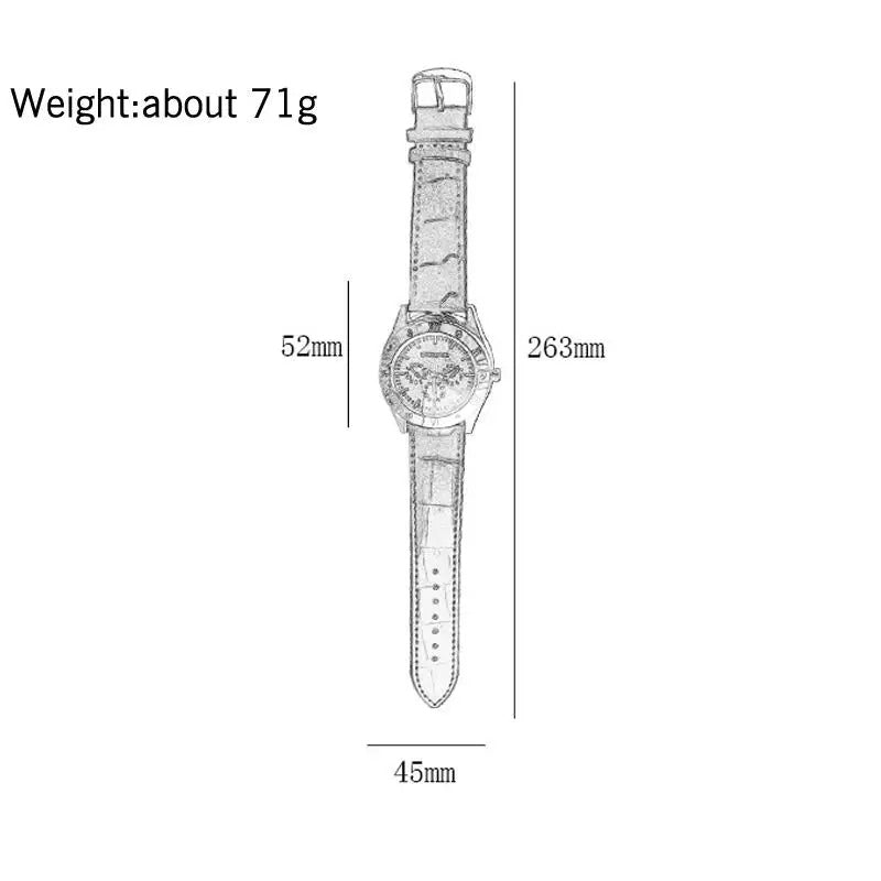 Cigarette Lighter Watch | Casual USB Charging Lighter with Heating Wire for Men (Golden)