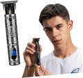 USB Rechargeable Electric Barbershop Hair Clipper | Digital LCD Professional Hair Trimmer