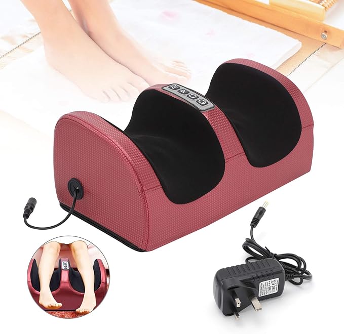 Leg Air Compression Electrical Kneading Massager Machine – Electric Shiatsu for Blood Circulation, Foot, Ankle, Calf, and Leg Pain Relief