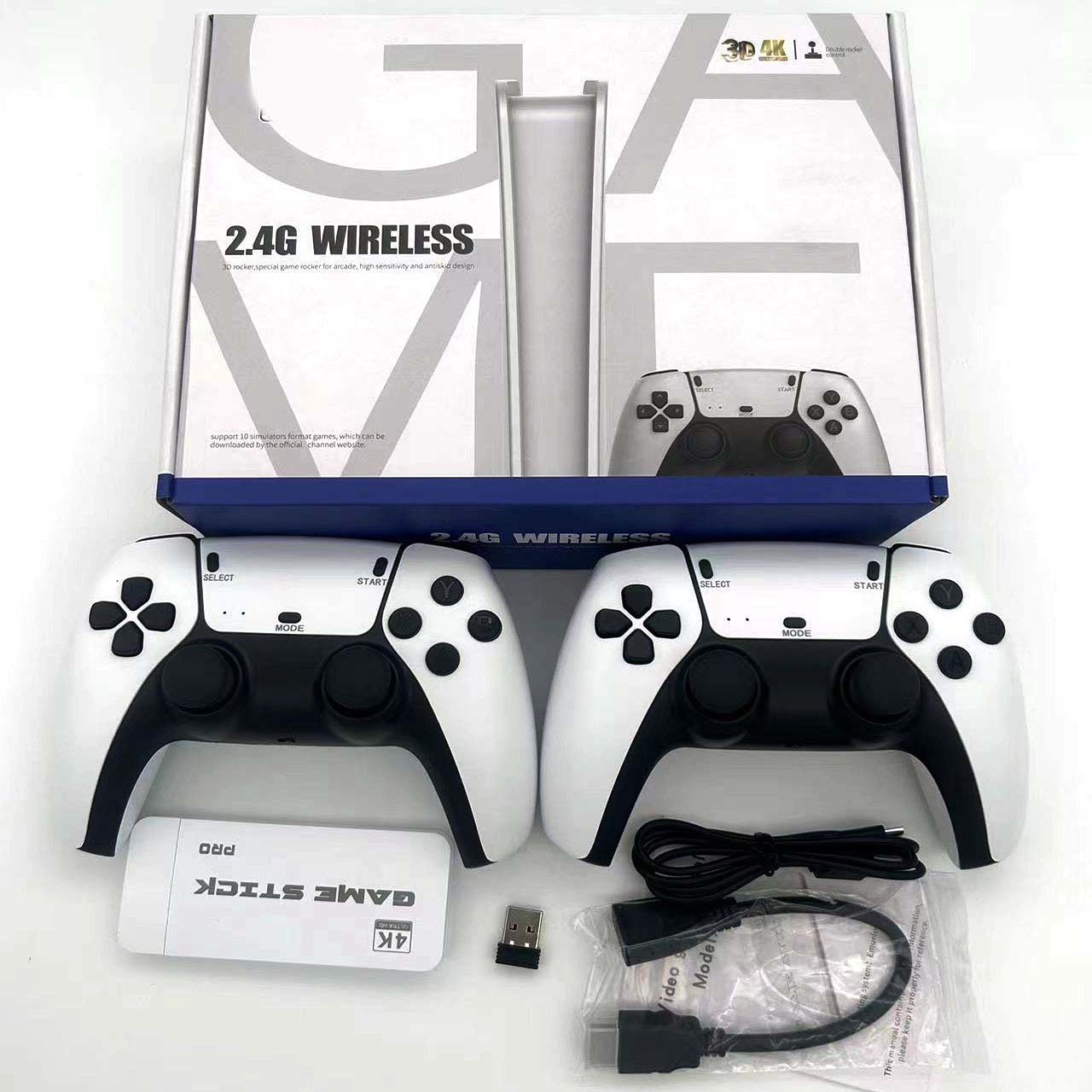 Newest 64G TV M15 Game Stick – Lite 4K Retro Game Console with 20,000 Built-In Games