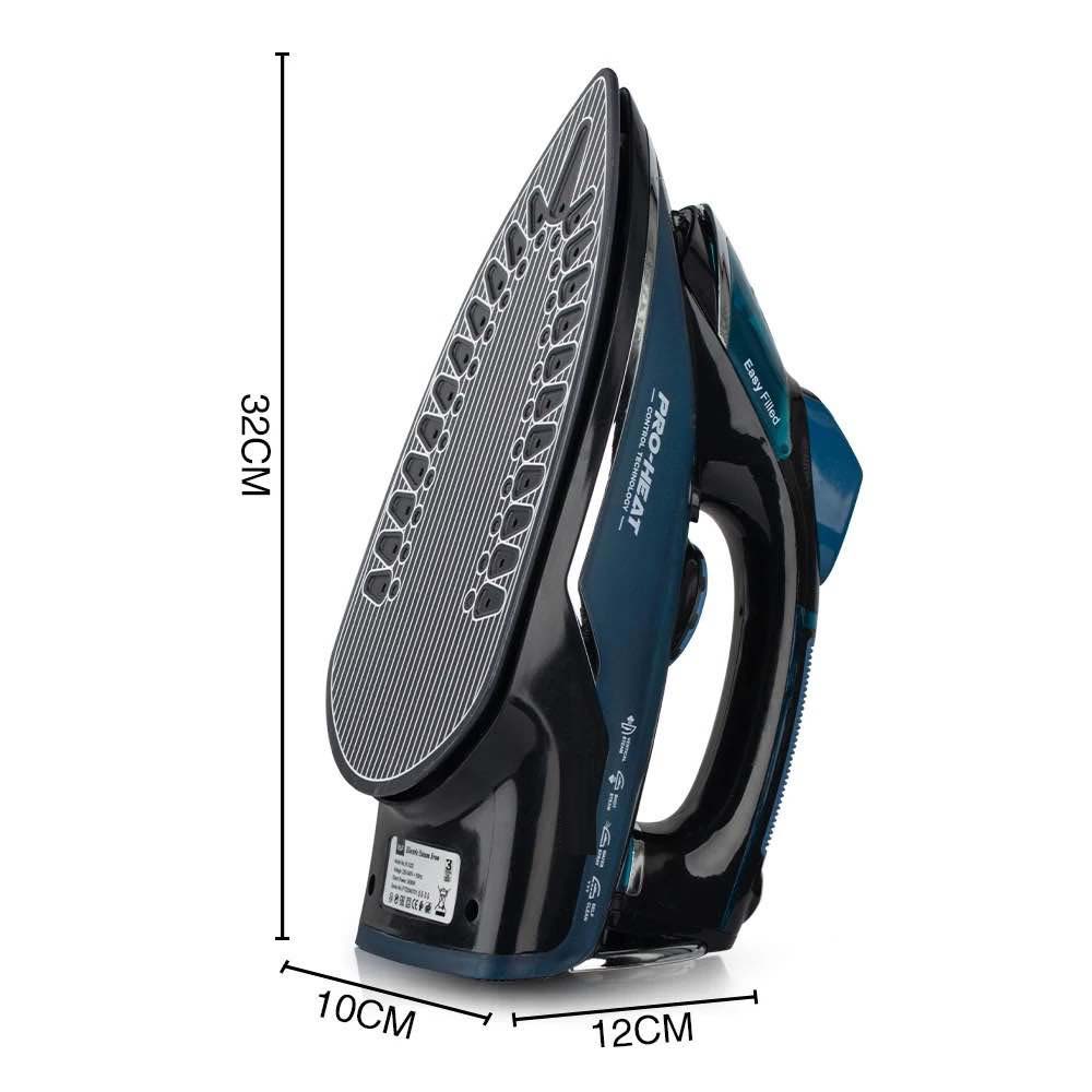 Portable Electric Steam Iron - Vertical Handheld Iron for Clothes, 220V/110V, Anti-Scratch Plate, Efficient Home Ironing