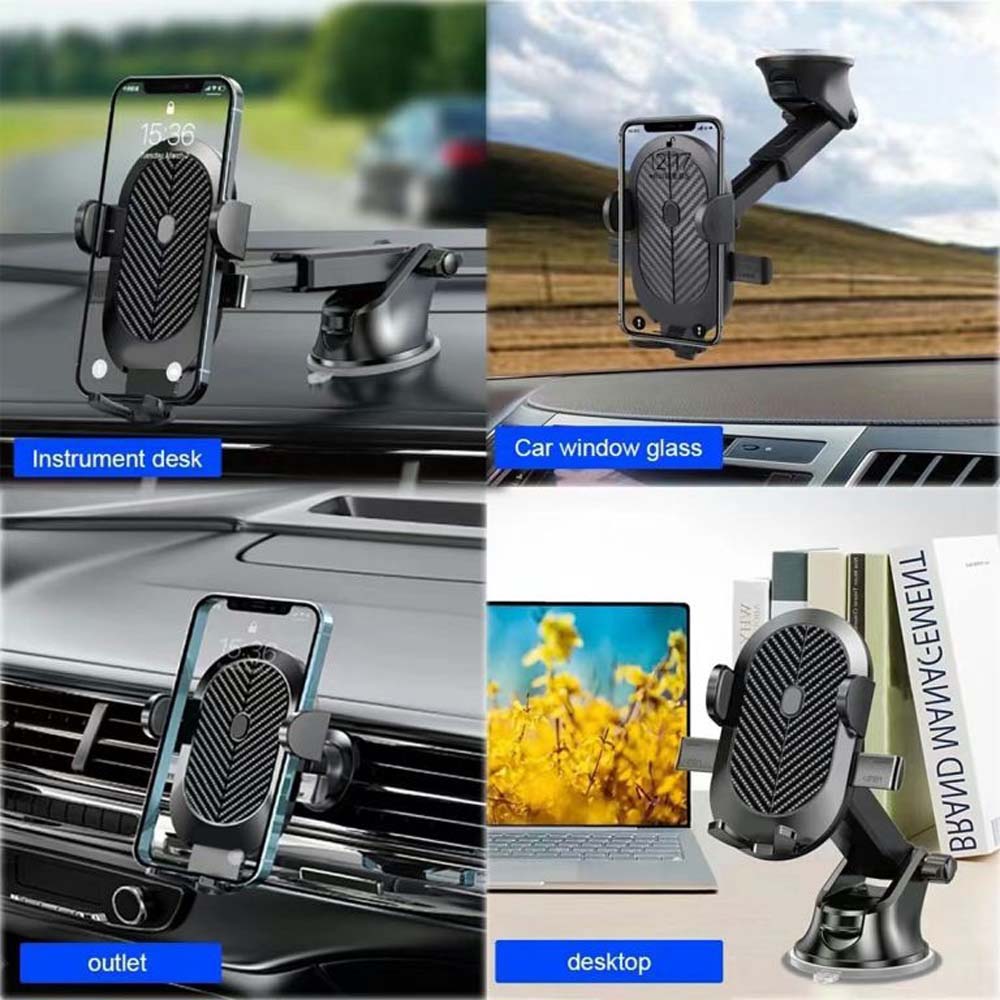 GD-HD643 Center Console Car Mount. Secure phone holder designed for easy reach in the center console area.