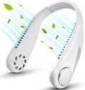 Mini Neck Fan - Bladeless Rechargeable Personal Cooler, 3-Speed Portable Air Circulator for Outdoor/Sports/Summer, Hands-Free Design