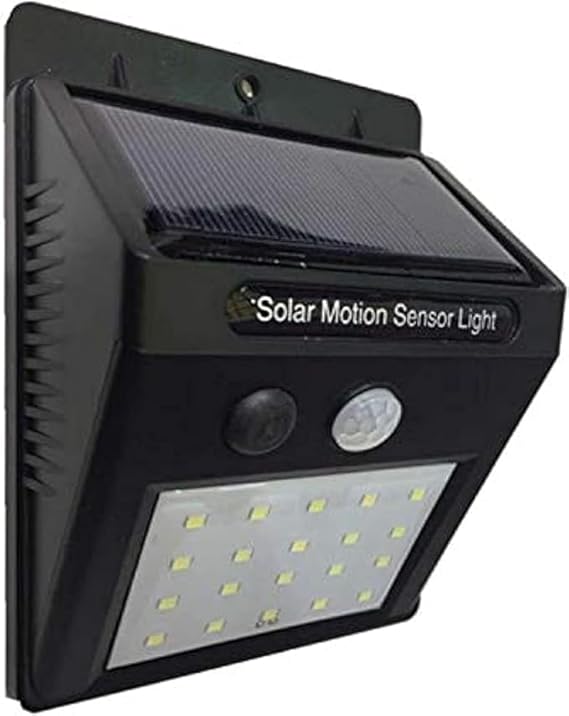 20 LED Solar Motion Sensor Light | Outdoor Path and Wall Lamp | Energy-Efficient Lighting for Enhanced Security