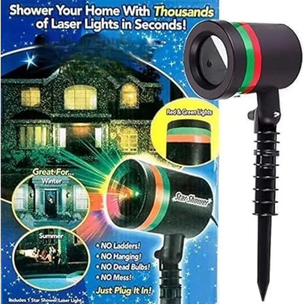 Indoor and Outdoor Laser Light Projector | Instantly Illuminate Your Home with Thousands of Dazzling Stars | Perfect for Parties, Holidays, and Décor