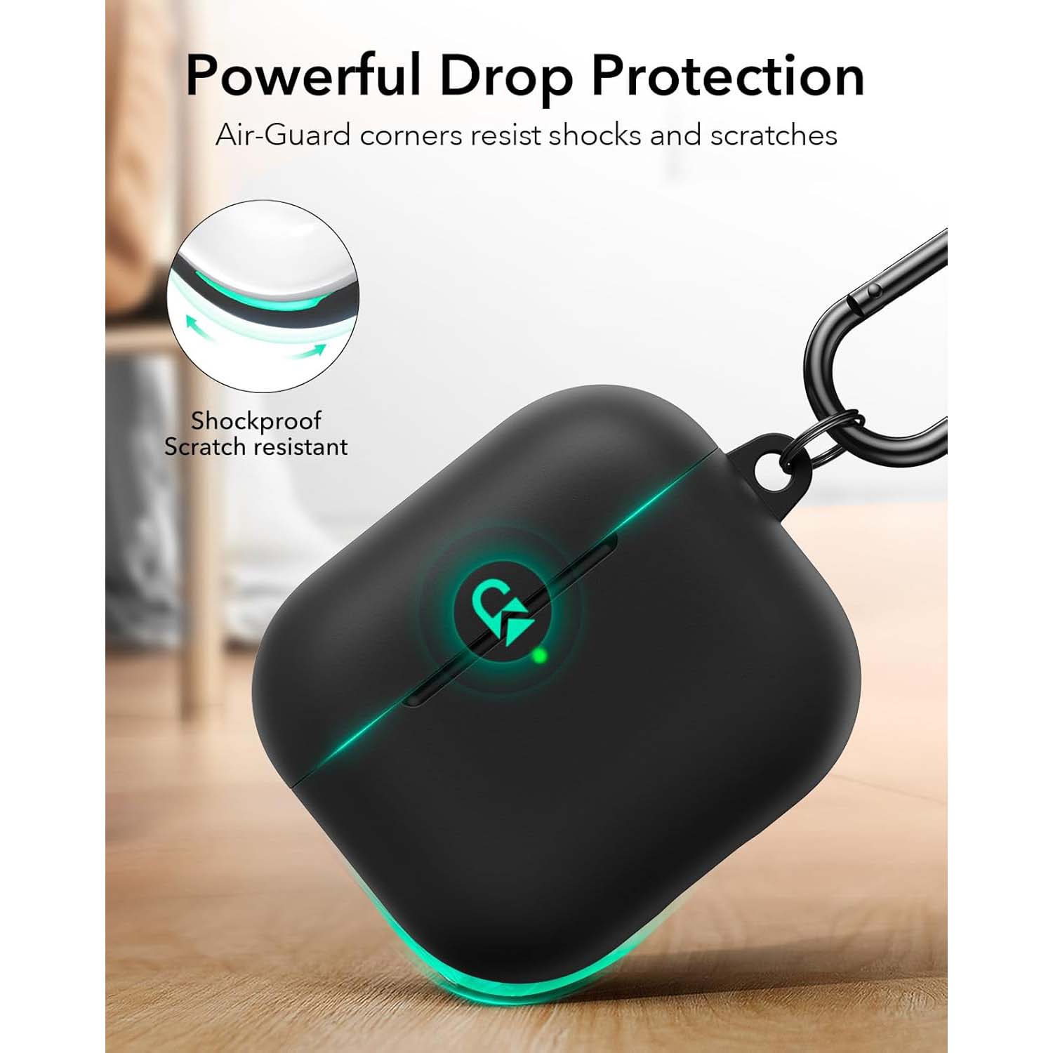 AirPods 4 Case (2024). USB-C compatible cover with magnetic lid lock & full drop protection. Soft multi-color cases.