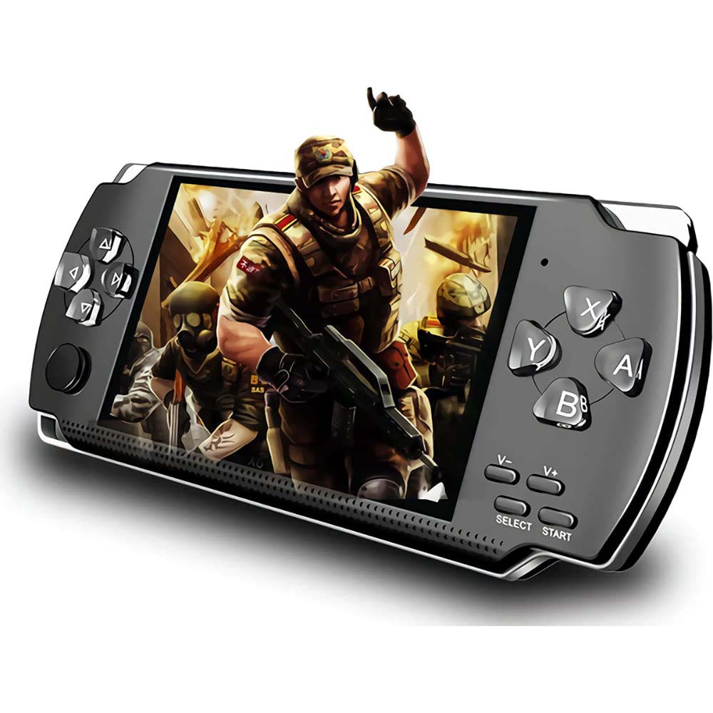 Classic Handheld Gaming Console – 4.3-Inch Display with 200 Retro Games and Integrated Camera