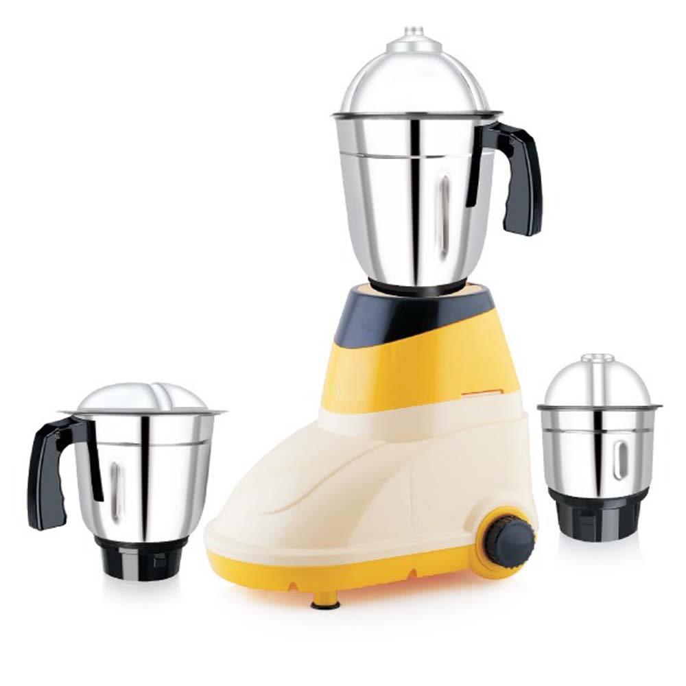 MG-537 Mixer Grinder - Powerful Motor with 3 Stainless Steel Jars for Dry/Wet Grinding