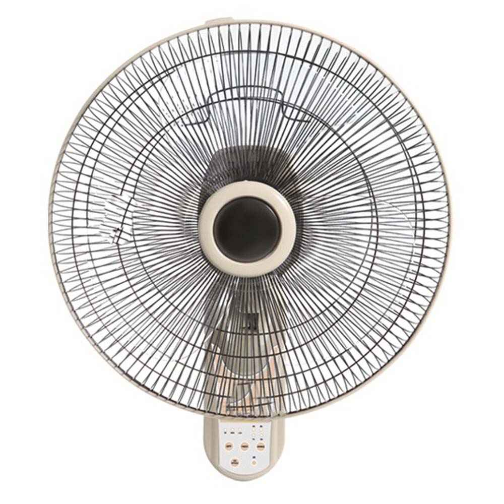 MWFV-433RC 16" Wall Mount Fan - Remote Control, 3-Speed, Adjustable Tilt, Quiet Operation for Home & Office