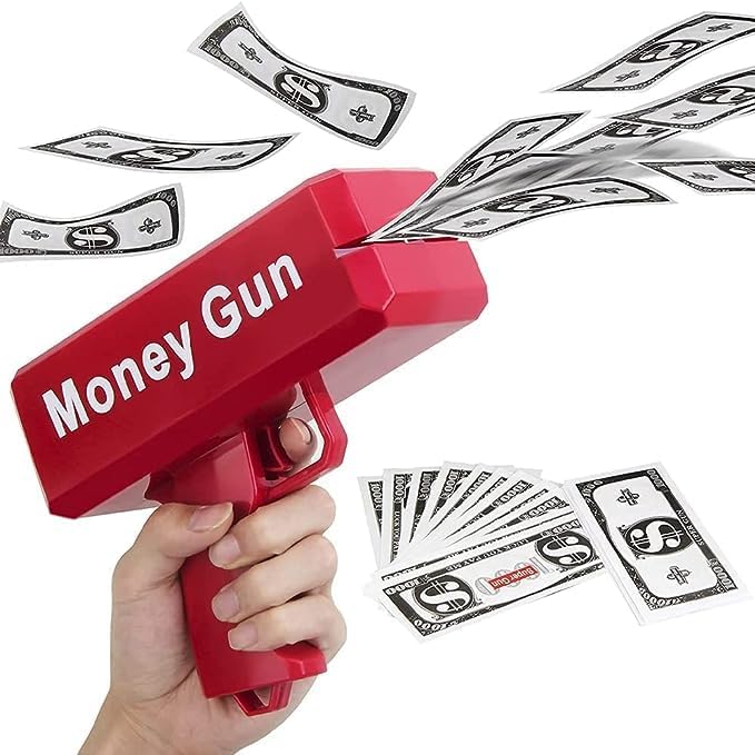 Super Money Gun | Unleash Fun & Excitement at Your Parties