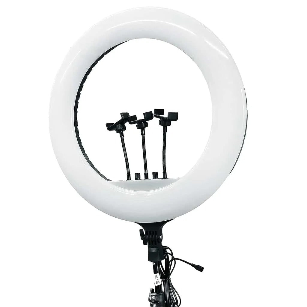 14-Inch Selfie Ring Light with Tripod Stand – Adjustable Photographic Lamp with 3 Mobile Holders