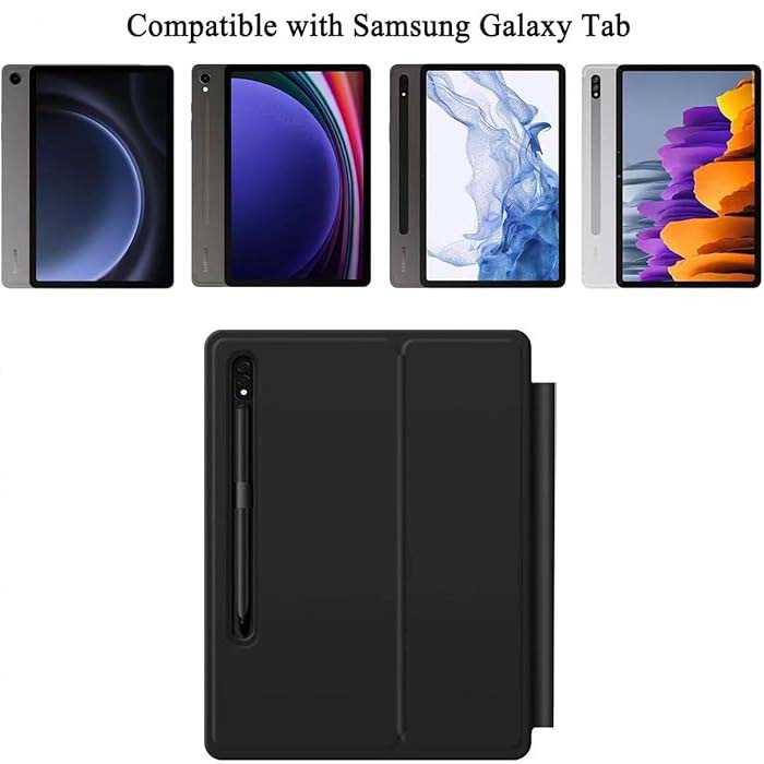 Keyboard Case Compatible with Samsung Galaxy Tab | Multi-Touch Trackpad, Pen Slot, Backlit Keys | Smart Arabic-English Keyboard with Magnetic Stand