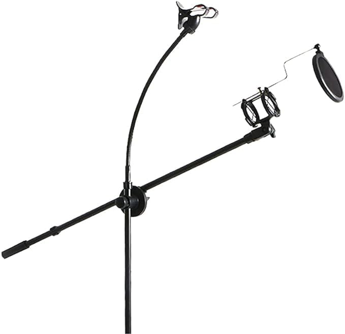 SJ-10 Tripod Microphone Stand | Durable, Adjustable, and Portable Design for Professionals | Ideal for Studio and Stage Use