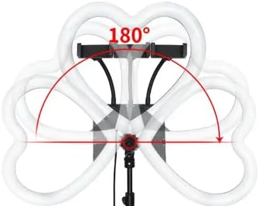 JM26-10 RGB LED Heart-Shaped Ring Light – Elegant and Flexible Lighting for Enhanced Photography and Videography
