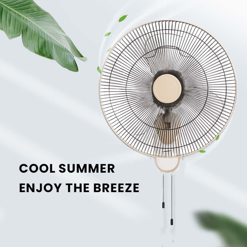 MWFV-432 16" Wall Mount Fan - 3-Speed, Adjustable Tilt, Quiet Operation for Home & Commercial Spaces Without remote