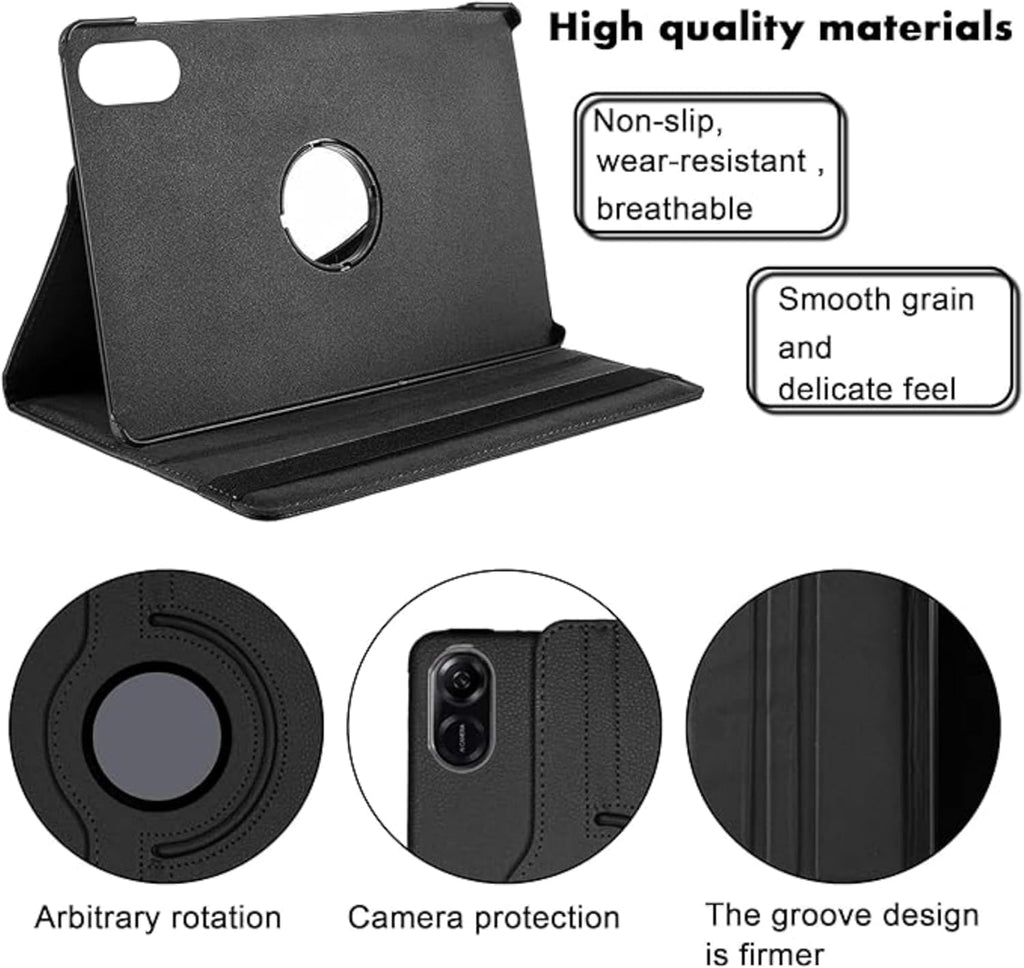 360° Rotating Compitable for Honor Pad X9/X8 Pro 11.5" Case - PU Leather Stand Cover with Multi-Angle Protection (Multi)
