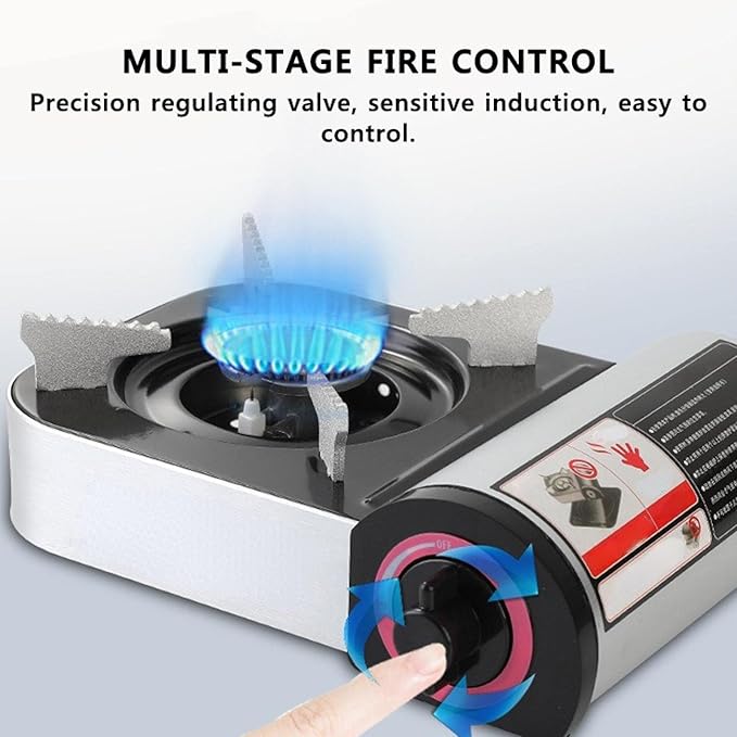 Gas Cooker Outdoor Mini Square Stove | Portable Folding Gas Stove | Camping Stove | Cooking Appliance for Outdoor Adventures