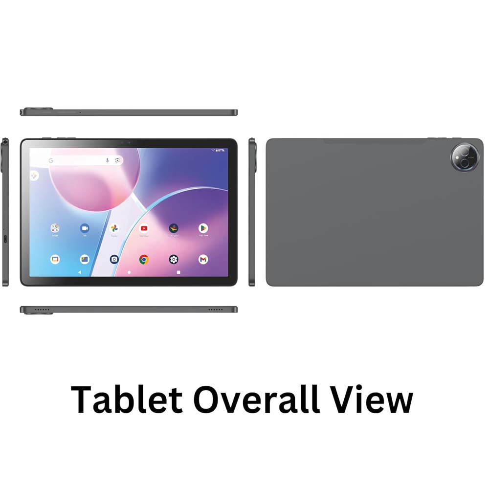 New TAB 14 Tablet – 11.0 Inch IPS LCD, 8GB RAM, 512GB ROM, 5G Network, 8000 mAh Battery, 8MP Front + 13MP Rear Camera, Octa Core 2.0 GHz, Android 14, Includes Keyboard, Touch Pen, Mouse